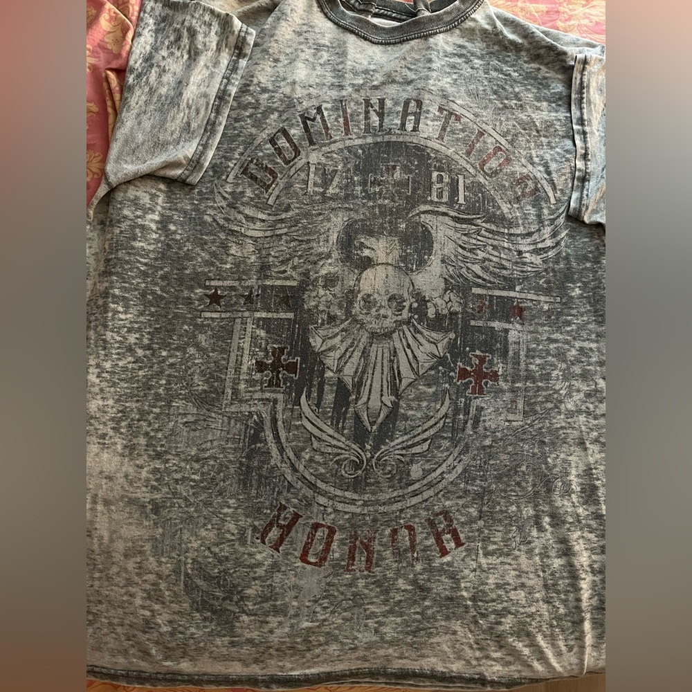 Y2k Helix skull tee